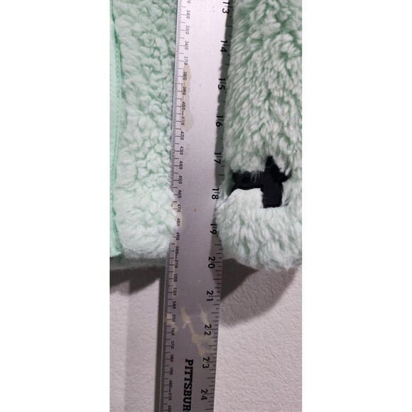 Under Armour Girls Coldgear Green Soft Faux Fur Jacket YMD/M - Picture 9 of 10